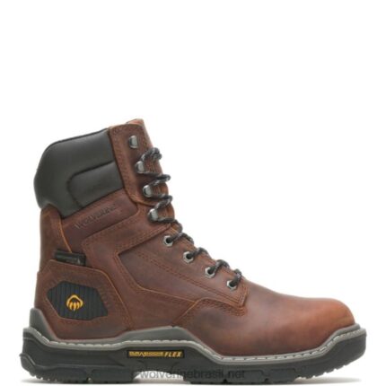 homens Bota Carbonmax de 8" com isolamento raider durashocks amendoim Wolverine VL4VN31