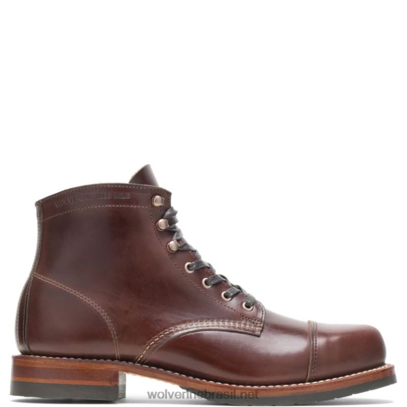 homens Bota clássica 1000 milhas com bico fino marrom havana Wolverine VL4VN196 - Image 1