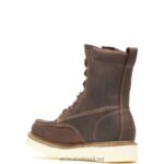 homens bota de cunha de bico de aço loader 8" marrom Wolverine VL4VN37 - Image 3