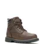 homens Bota de trabalho à prova d'água de 6" com biqueira de aço para assalariados marrom escuro Wolverine VL4VN13 - Image 2