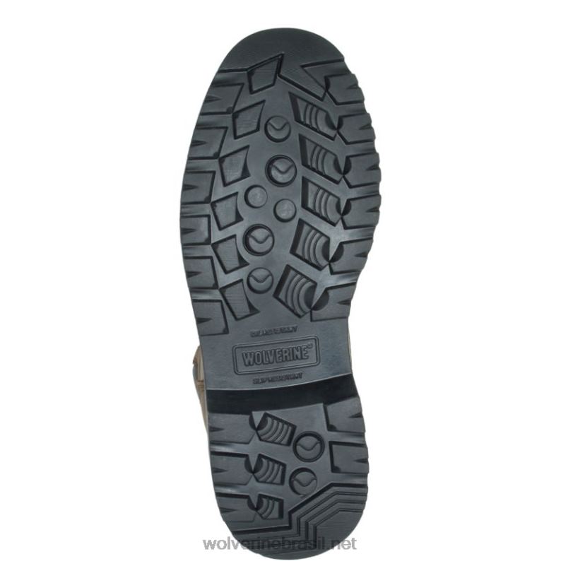 homens Bota de trabalho à prova d'água de 6" com biqueira de aço para assalariados marrom escuro Wolverine VL4VN13 - Image 4