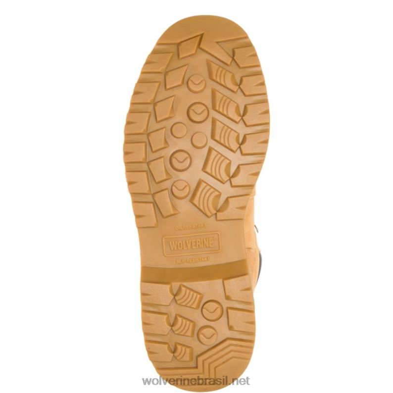 homens Bota de trabalho à prova d'água de 6" com biqueira de aço para assalariados trigo Wolverine VL4VN14 - Image 4