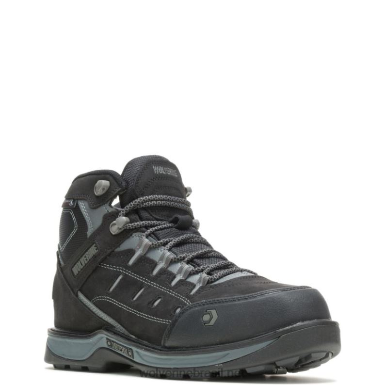 homens bota de trabalho à prova d'água edge lx epx carbonmax cinza escuro Wolverine VL4VN123 - Image 2