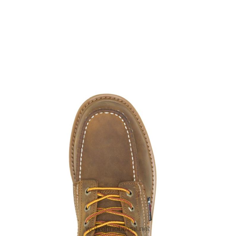homens Bota de trabalho biqueira de aço 6" com biqueira de aço para Floorhand bronzeado Wolverine VL4VN59 - Image 6