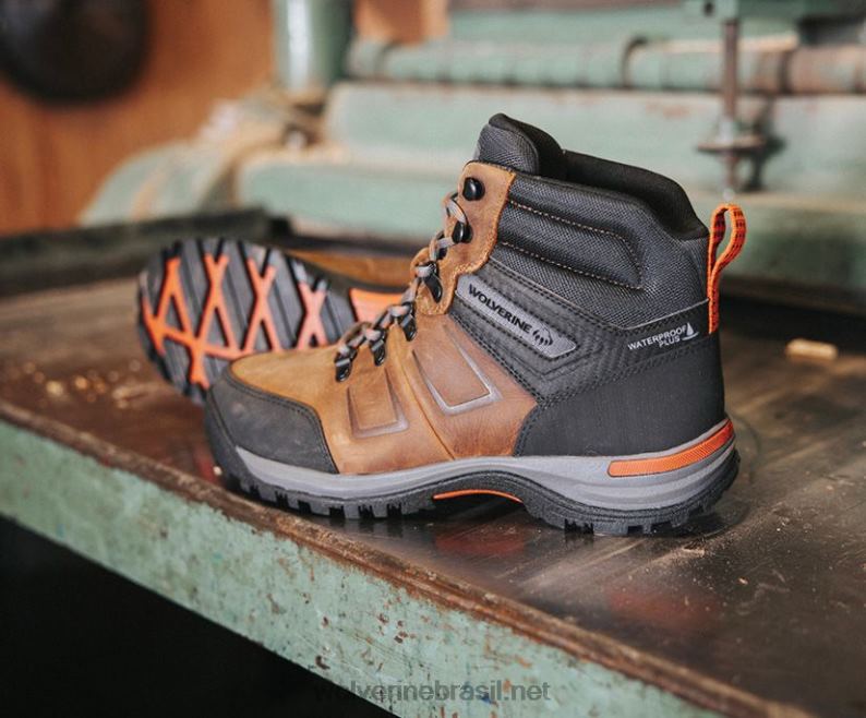 homens bota de trabalho biqueira de aço cinzel 6" centavo Wolverine VL4VN86 - Image 3