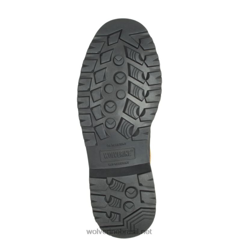 homens bota de trabalho com biqueira de aço de 6" pântano marrom escuro Wolverine VL4VN97 - Image 4
