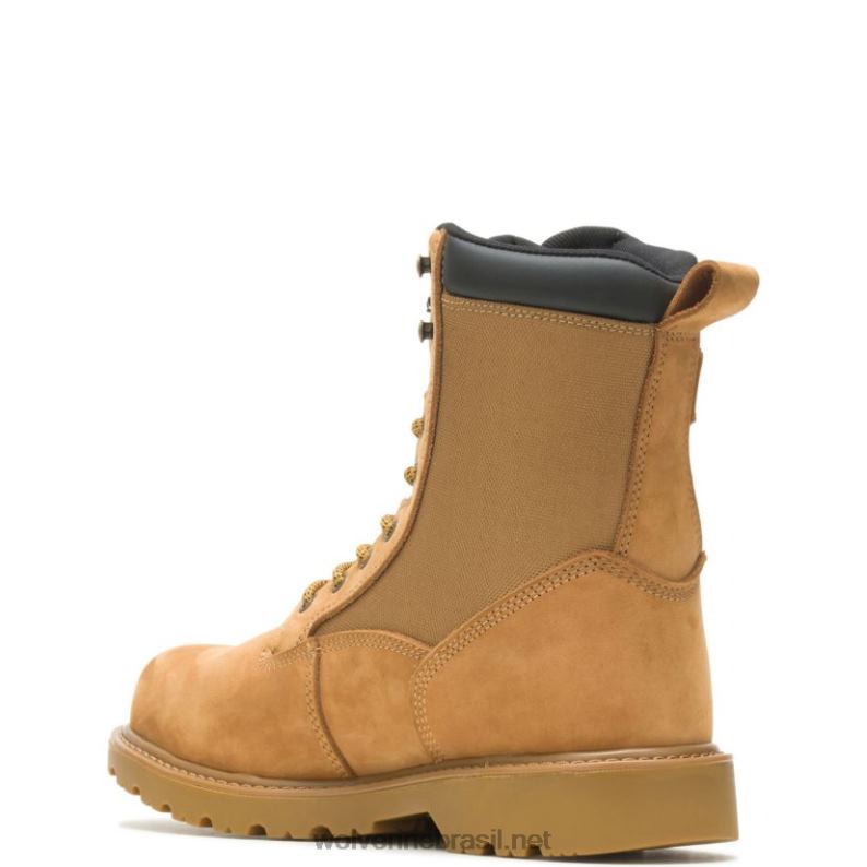 homens Bota de trabalho com biqueira de aço de 8" isolada para andarilho trigo Wolverine VL4VN39 - Image 3