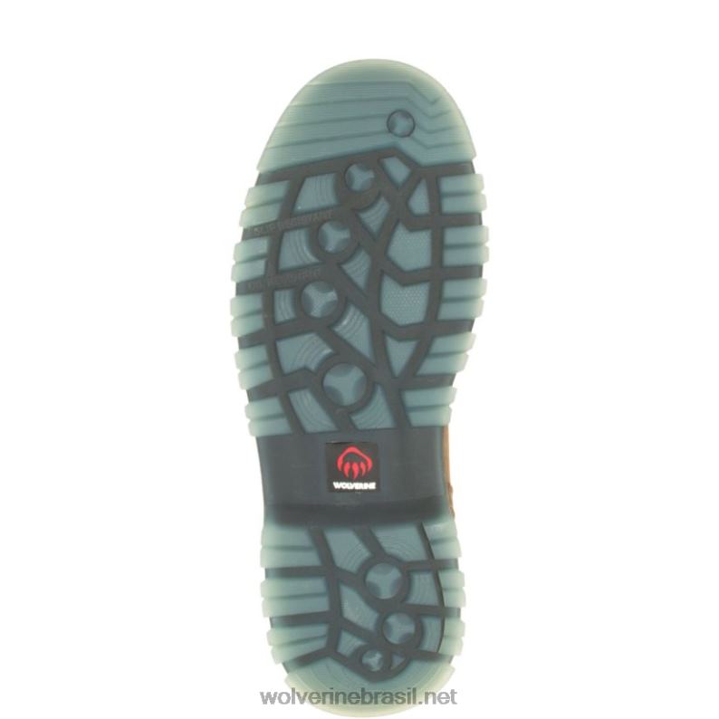 homens bota de trabalho com biqueira de aço lx 6" para Floorhand marrom do sudão Wolverine VL4VN95 - Image 4