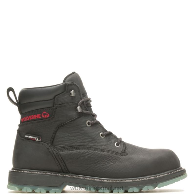homens bota de trabalho com biqueira de aço lx 6" para Floorhand preto Wolverine VL4VN94 - Image 1