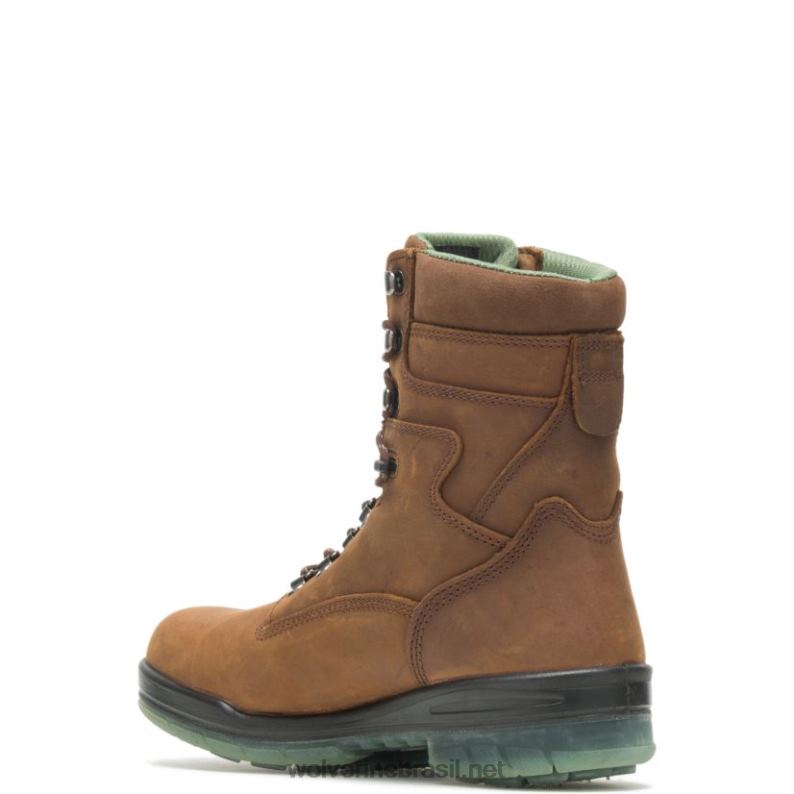 homens Bota de trabalho de 8" durashocks com biqueira de aço com isolamento à prova d'água i-90 pedra Wolverine VL4VN36 - Image 3