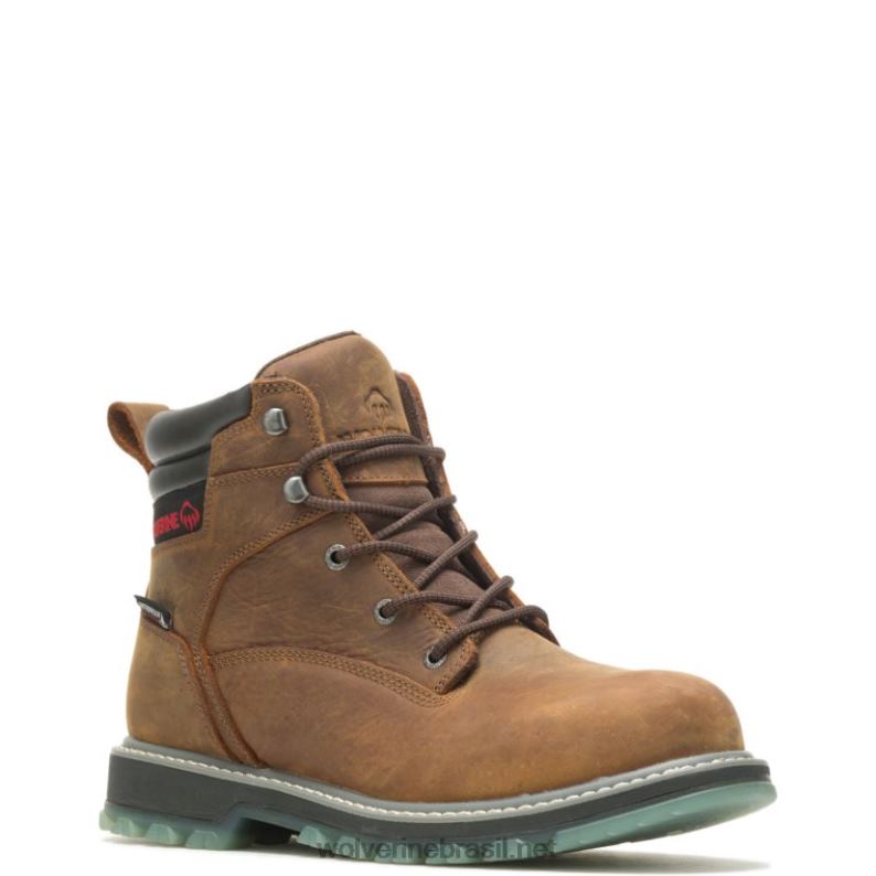 homens bota de trabalho do plataformista lx 6" marrom do sudão Wolverine VL4VN158 - Image 2