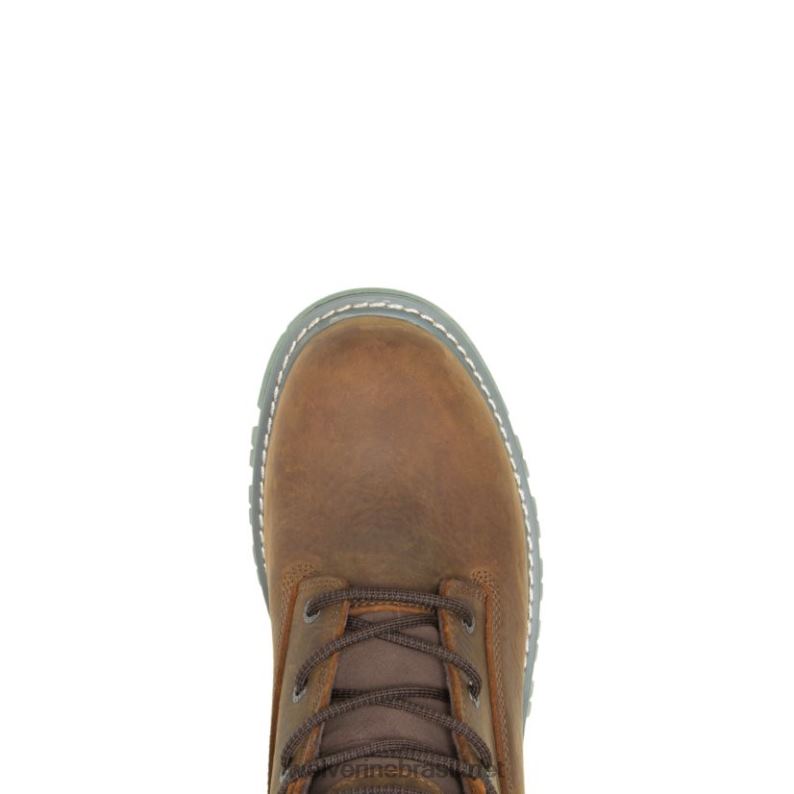 homens bota de trabalho do plataformista lx 6" marrom do sudão Wolverine VL4VN158 - Image 5