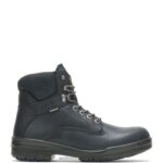 homens bota de trabalho durashocks sr com forro de fixação direta de 6" preto Wolverine VL4VN169