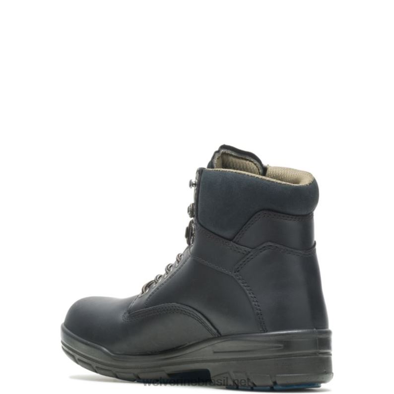 homens bota de trabalho durashocks sr com forro de fixação direta de 6" preto Wolverine VL4VN169 - Image 3
