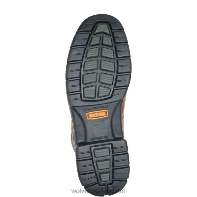 homens Bota de trabalho Harrison com cadarço e bico de aço 6" marrom Wolverine VL4VN29 - Image 4