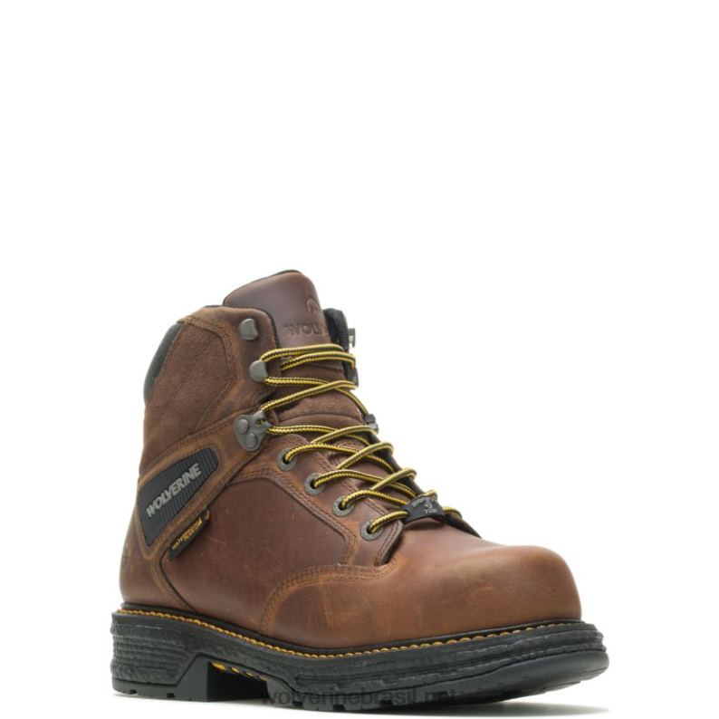 homens bota de trabalho hellcat ultraspring 6" carbonmax tabaco Wolverine VL4VN15 - Image 2
