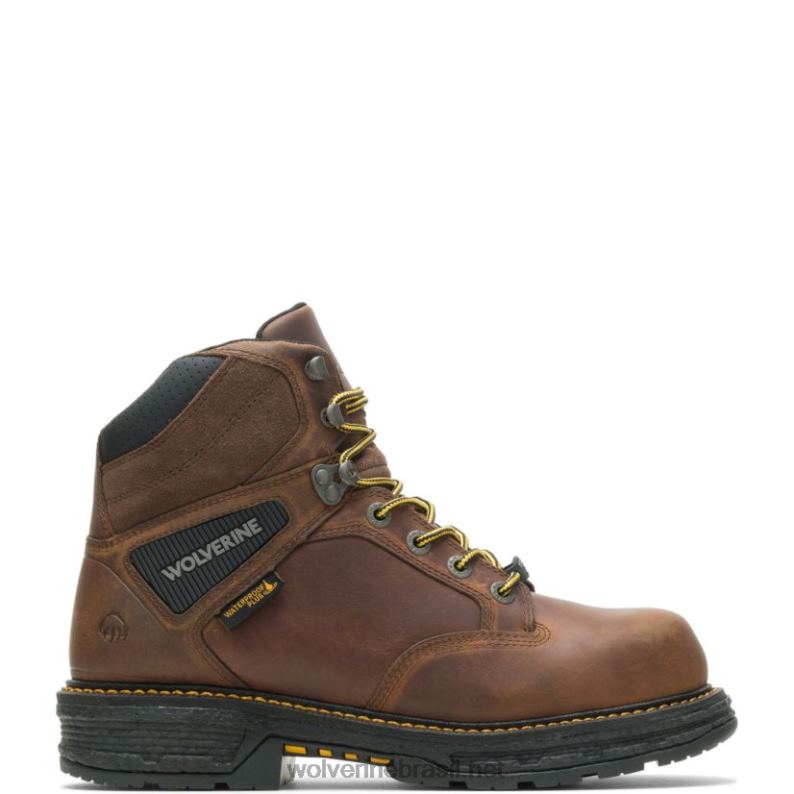 homens bota de trabalho hellcat ultraspring 6" carbonmax tabaco Wolverine VL4VN15 - Image 1