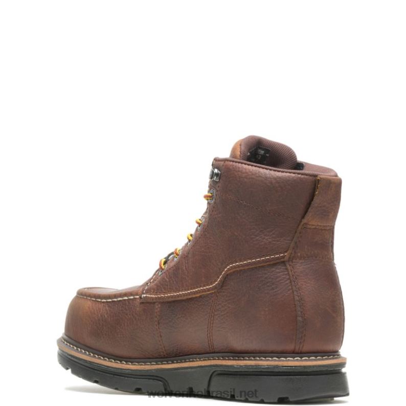 homens Bota de trabalho i-90 durashocks moc-toe 6" marrom Wolverine VL4VN195 - Image 3