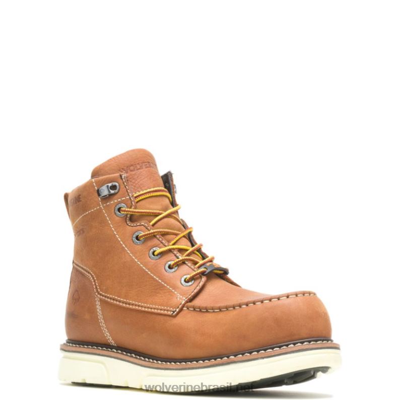 homens bota de trabalho i-90 durashocks moc-toe carbonmax 6" bronzeado Wolverine VL4VN145 - Image 2