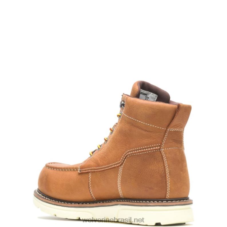 homens bota de trabalho i-90 durashocks moc-toe carbonmax 6" bronzeado Wolverine VL4VN145 - Image 3
