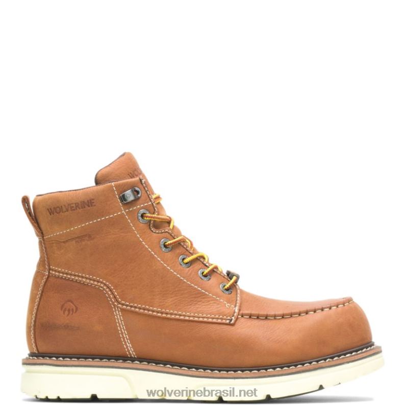 homens bota de trabalho i-90 durashocks moc-toe carbonmax 6" bronzeado Wolverine VL4VN145 - Image 1