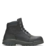 homens bota de trabalho marquette biqueira de aço 6" preto Wolverine VL4VN84
