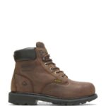 homens Bota de trabalho mckay impermeável biqueira de aço 6 marrom Wolverine VL4VN50