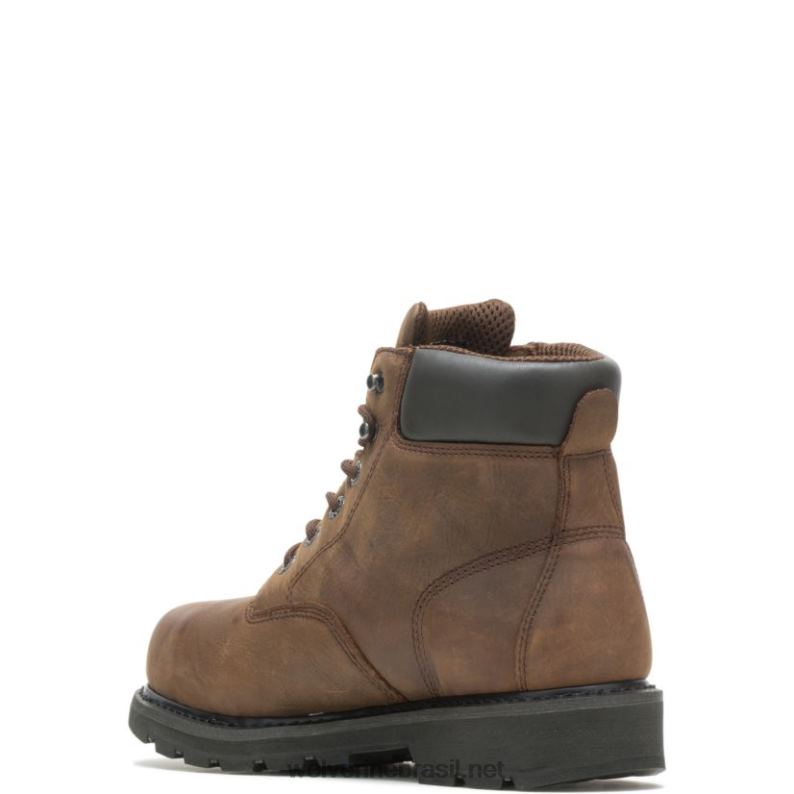 homens Bota de trabalho mckay impermeável biqueira de aço 6 marrom Wolverine VL4VN50 - Image 3