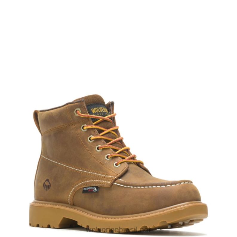 homens bota de trabalho moc toe 6 para assalariado bronzeado Wolverine VL4VN171 - Image 2