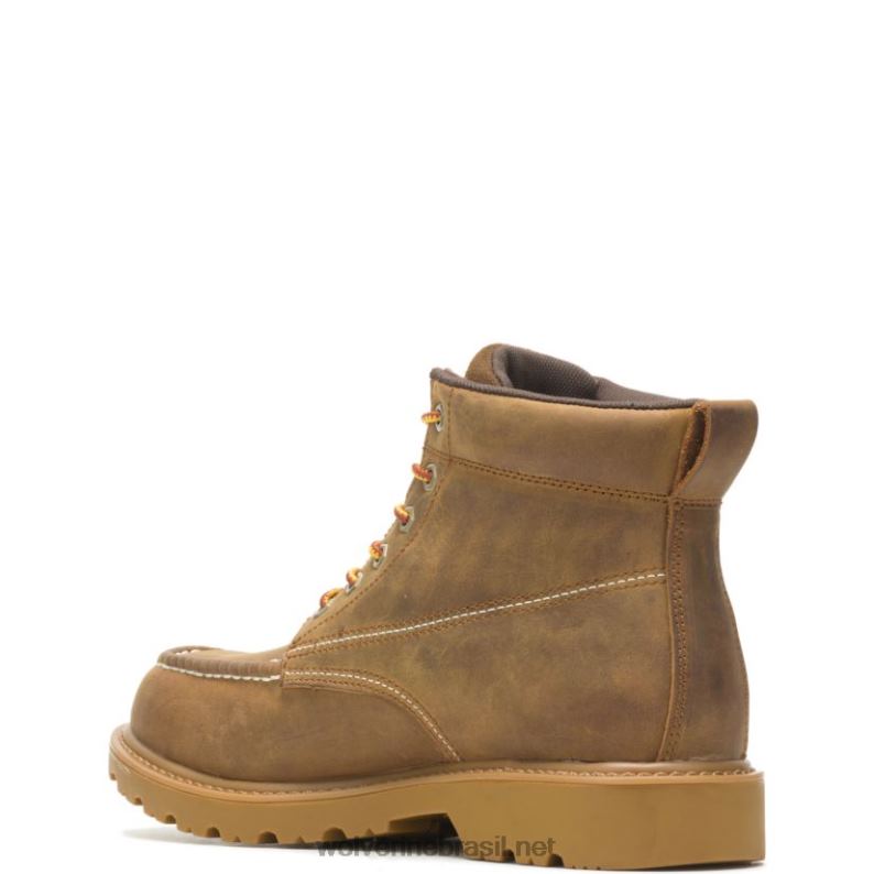 homens bota de trabalho moc toe 6 para assalariado bronzeado Wolverine VL4VN171 - Image 3