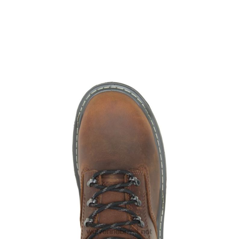 homens bota de trabalho raider durashocks à prova d'água 8" carbonmax amendoim Wolverine VL4VN91 - Image 5