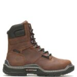homens bota de trabalho raider durashocks à prova d'água 8" met-guard amendoim Wolverine VL4VN228
