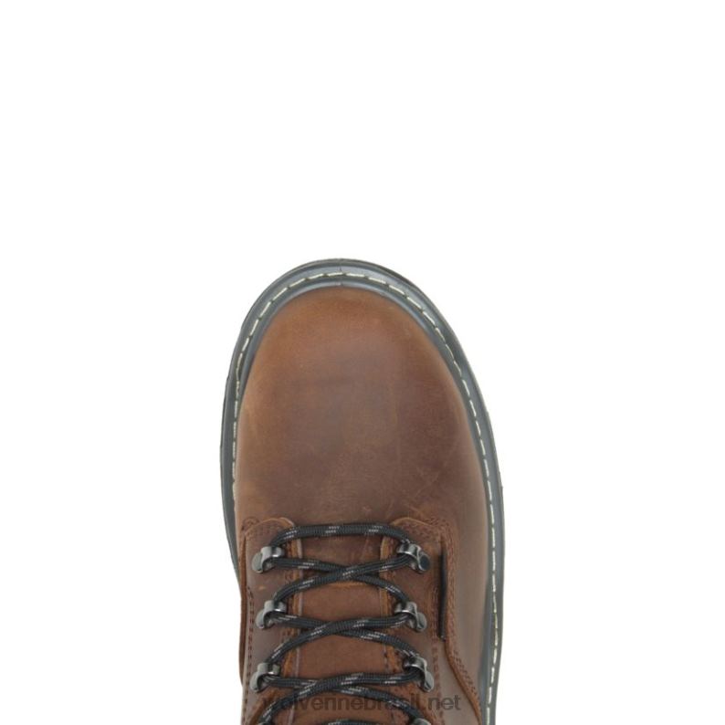 homens bota de trabalho raider durashocks à prova d'água 8" met-guard amendoim Wolverine VL4VN228 - Image 5