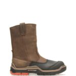 homens bota de trabalho raider durashocks shield carbonmax wellington marrom escuro Wolverine VL4VN139