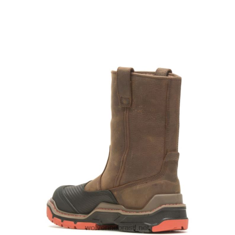 homens bota de trabalho raider durashocks shield carbonmax wellington marrom escuro Wolverine VL4VN139 - Image 3