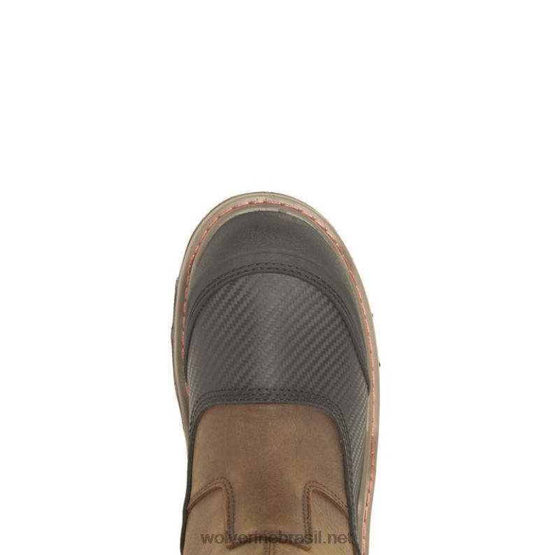 homens bota de trabalho raider durashocks shield carbonmax wellington marrom escuro Wolverine VL4VN139 - Image 5