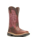 homens bota de trabalho rancher durashocks carbonmax wellington amendoim/vermelho Wolverine VL4VN125 - Image 2