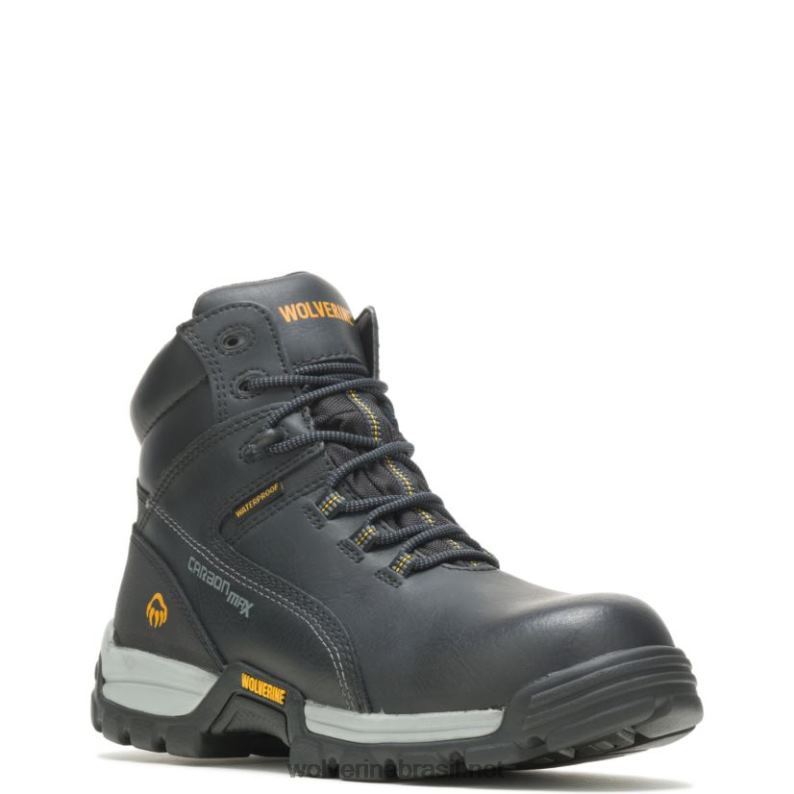 homens Bota de trabalho reflexiva à prova d'água para asfalto 6" preto Wolverine VL4VN142 - Image 2