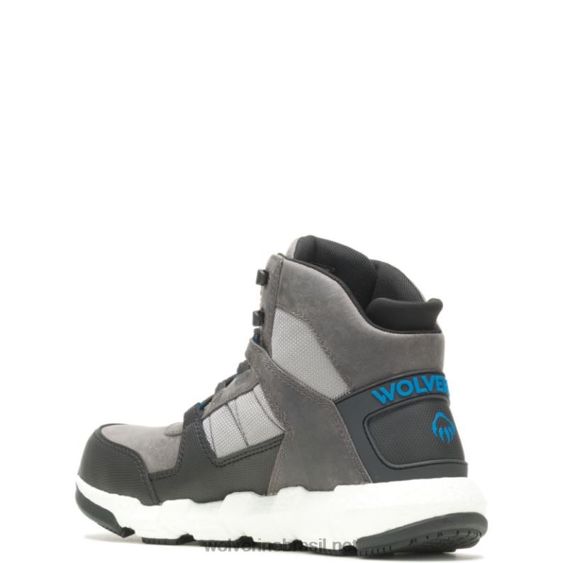 homens bota de trabalho rev ultraspring durashocks vent carbonmax cinza Wolverine VL4VN22 - Image 3