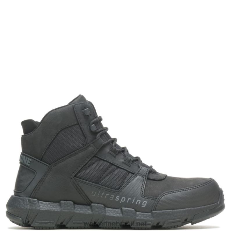 homens bota de trabalho rev ultraspring durashocks vent carbonmax preto Wolverine VL4VN20 - Image 1