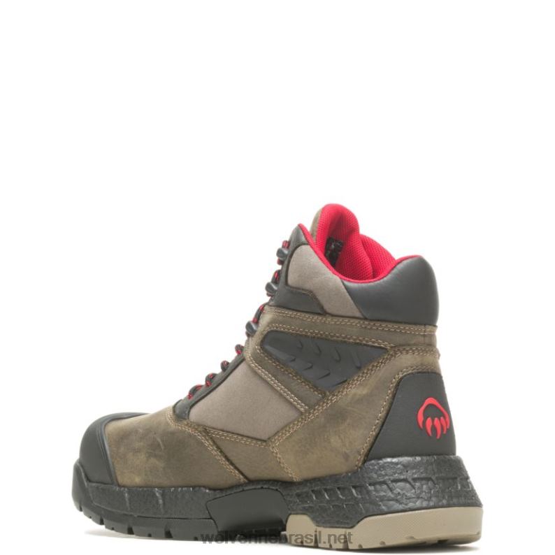 homens bota de trabalho rush ultraspring 6" carbonmax Corda elástica Wolverine VL4VN136 - Image 3