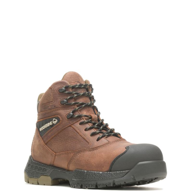 homens bota de trabalho rush ultraspring 6" carbonmax marrom Wolverine VL4VN135 - Image 2