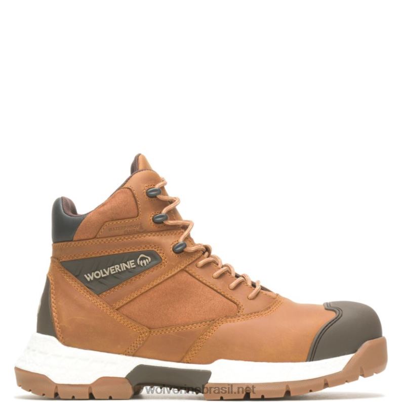 homens bota de trabalho rush ultraspring 6" carbonmax mel Wolverine VL4VN133 - Image 1