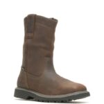 homens bota de trabalho wellington com bico quadrado e bico de aço para assalariado marrom escuro Wolverine VL4VN90 - Image 2