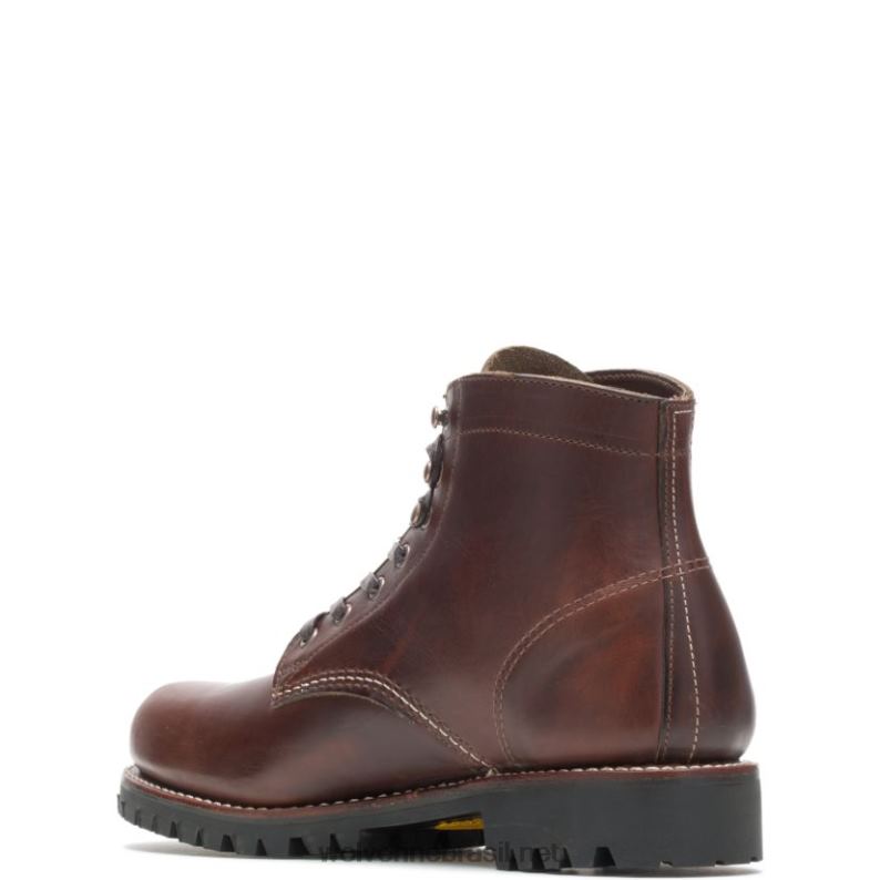 homens Bota resistente 1000 milhas com bico liso marrom Wolverine VL4VN200 - Image 3