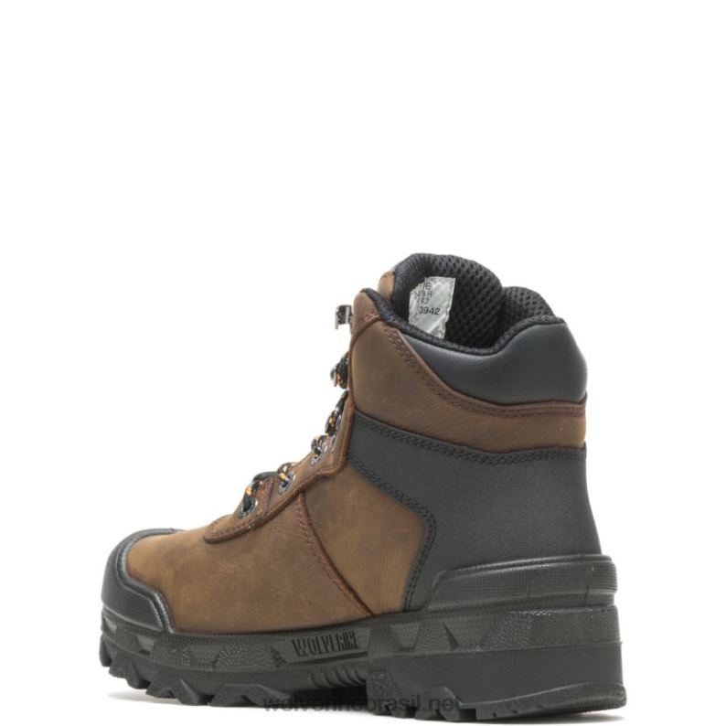 homens Bota Warrior Met-Guard 6" café escuro Wolverine VL4VN181 - Image 3