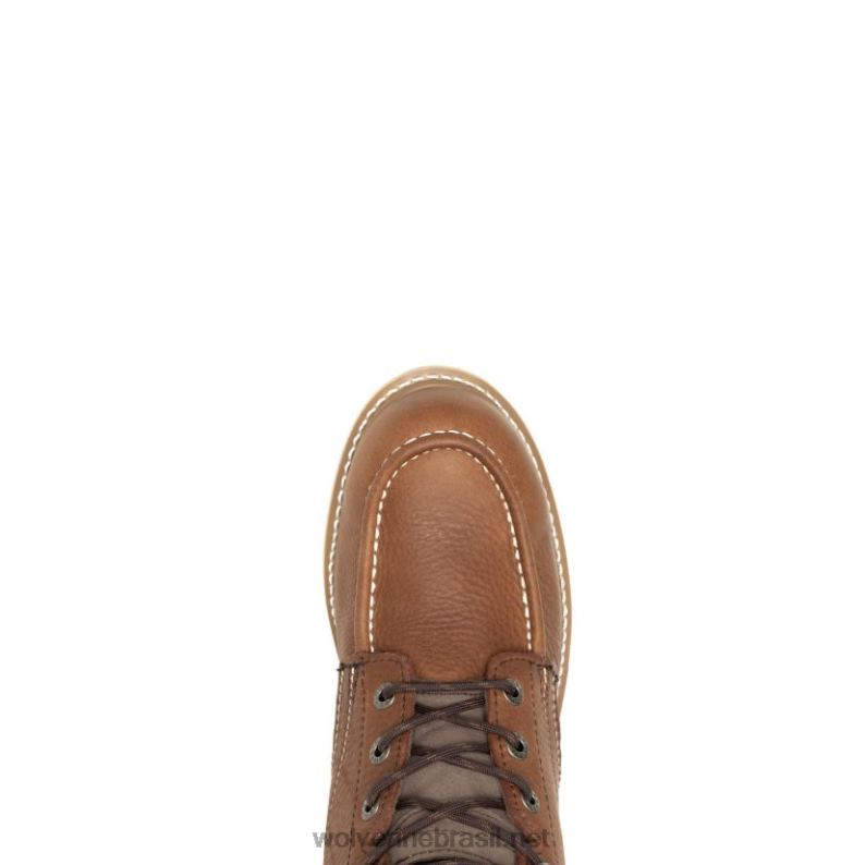 homens carregador de bota de cunha de 6" cafeteria Wolverine VL4VN141 - Image 5
