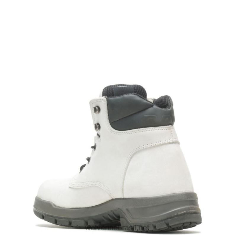 homens coleção de caminhões ram - bota de trabalho de segurança do comerciante branco Wolverine VL4VN110 - Image 3