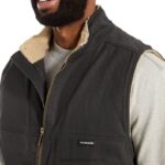 homens colete upland (grande e alto) preto Wolverine VL4VN271 - Image 4