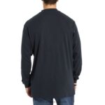 homens fr manga longa henley marinha Wolverine VL4VN274 - Image 4